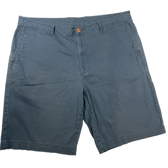Tommy Bahama Other - Tommy Bahama Shorts Green Teal Chino Bermuda Washed Pigment Dyed Casual Men's 38